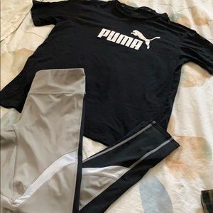Women’s Puma activewear outfit